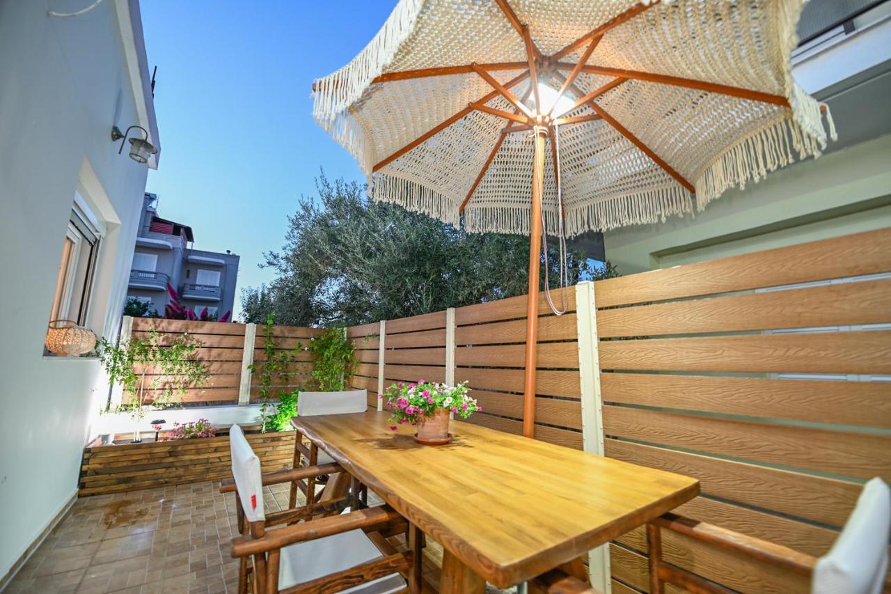 Popi'S House Apartman Hriszí Aktí Haniá Kültér fotó